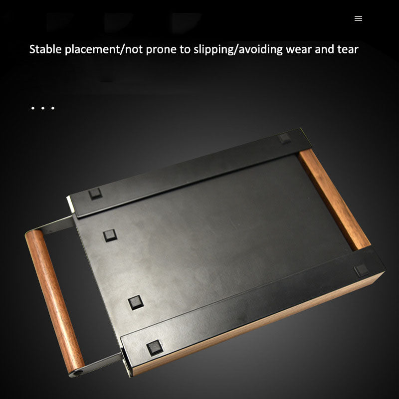 001 Coffee Knock Box Drawer Stainless Steel Pull-Out Style Coffee Grounds Powder Container Bin