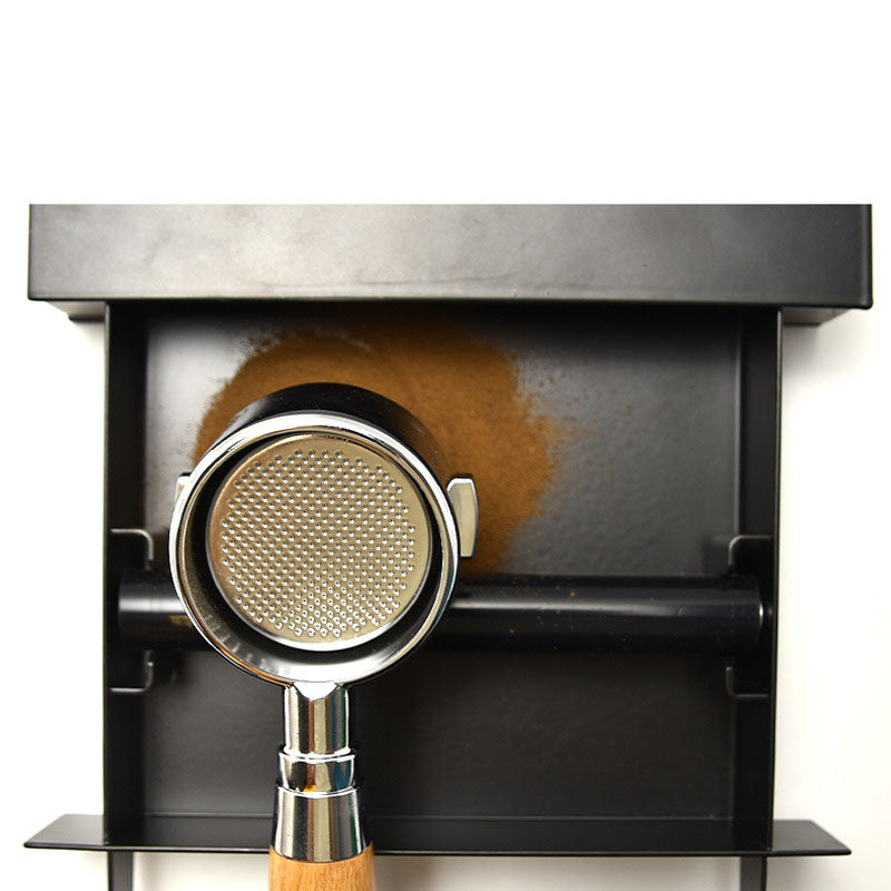 001 Coffee Knock Box Drawer Stainless Steel Pull-Out Style Coffee Grounds Powder Container Bin