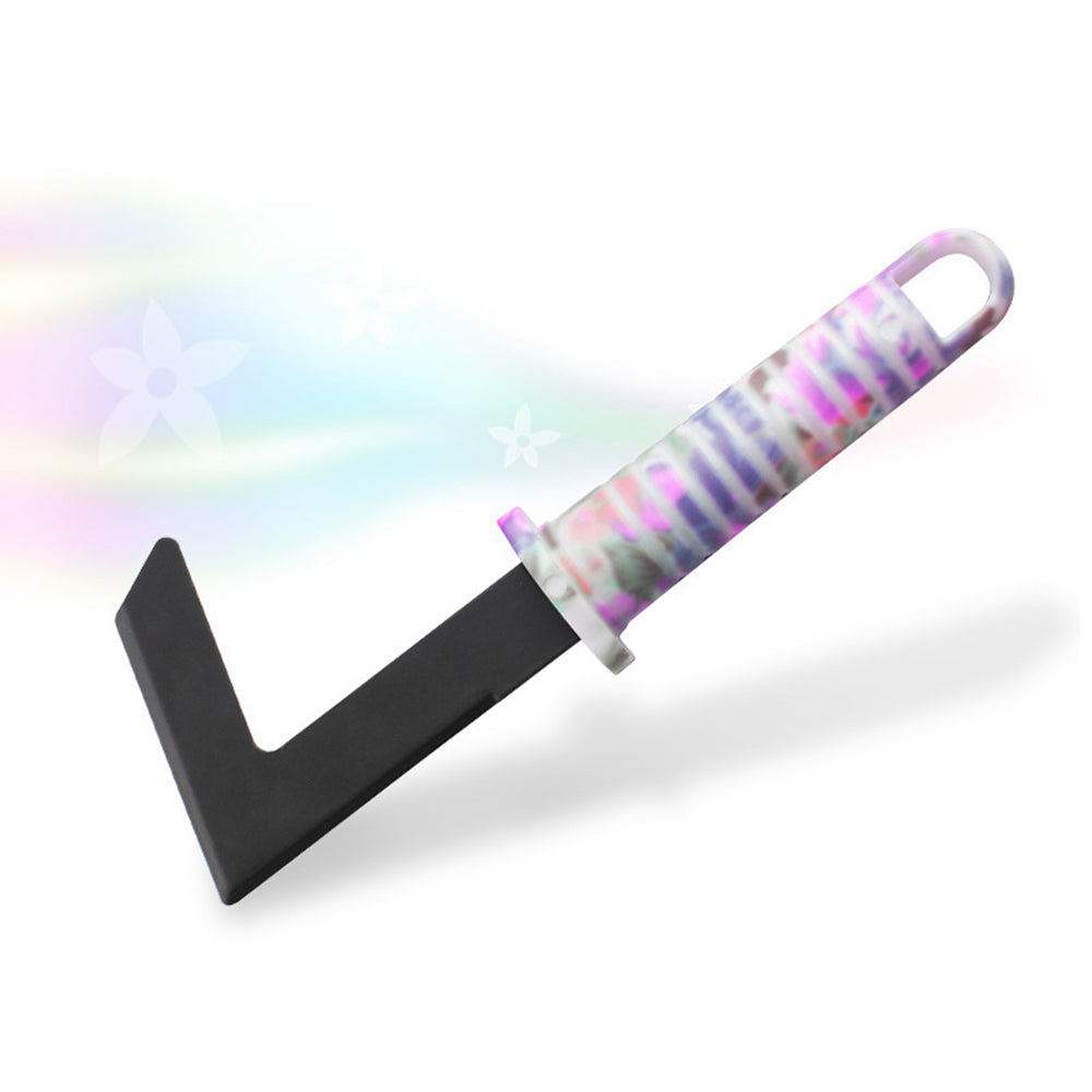JC-1010 10Pcs / Set Stylish Pattern Garden Tools Shovel Pruning Shears Watering Can Kit - Purple