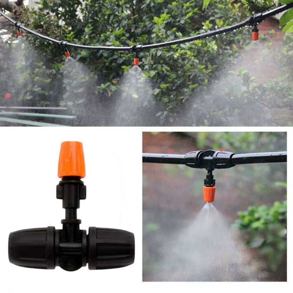 100Pcs Garden Irrigation Tube Fitting Connector Lawn Water Hose Coupler