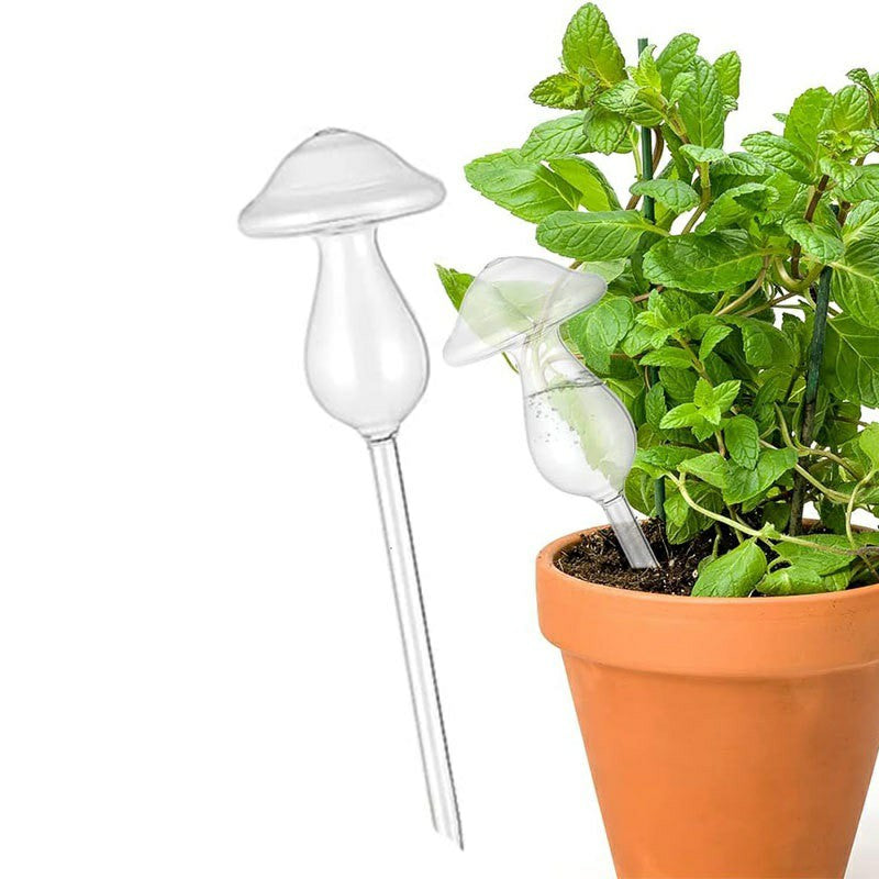 Self Watering Device Automatic Plant Water Irrigation Tool When Away On Vacation Travel