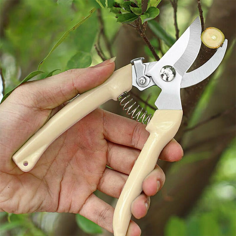 Garden Pruning Shears Scissors Stainless Steel Blade Handheld Pruners