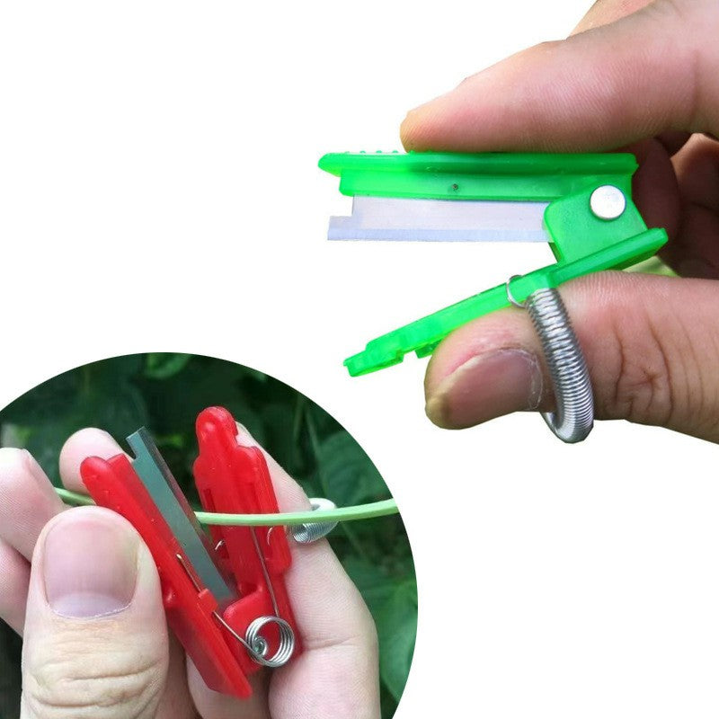 100Pcs Farm Orchard Thumb Knife Garden Pruner Vegetable Fruit Picking Cutter