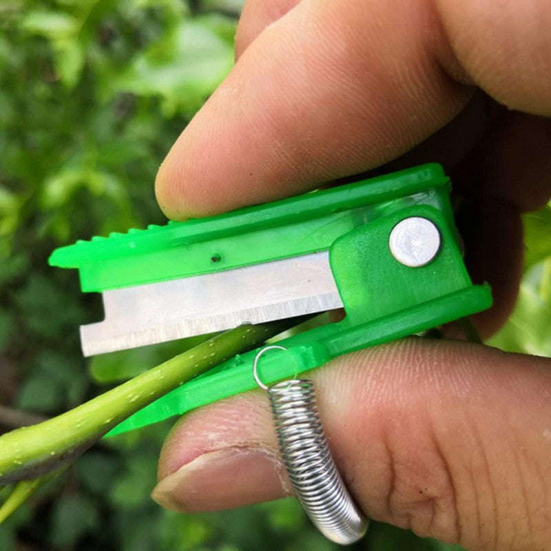 100Pcs Farm Orchard Thumb Knife Garden Pruner Vegetable Fruit Picking Cutter
