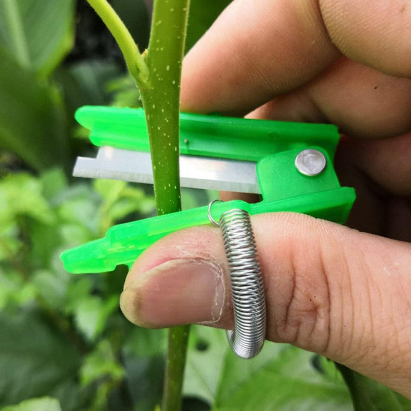 100Pcs Farm Orchard Thumb Knife Garden Pruner Vegetable Fruit Picking Cutter