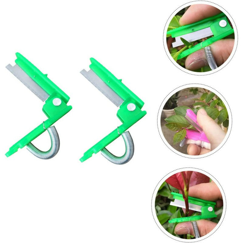 100Pcs Farm Orchard Thumb Knife Garden Pruner Vegetable Fruit Picking Cutter