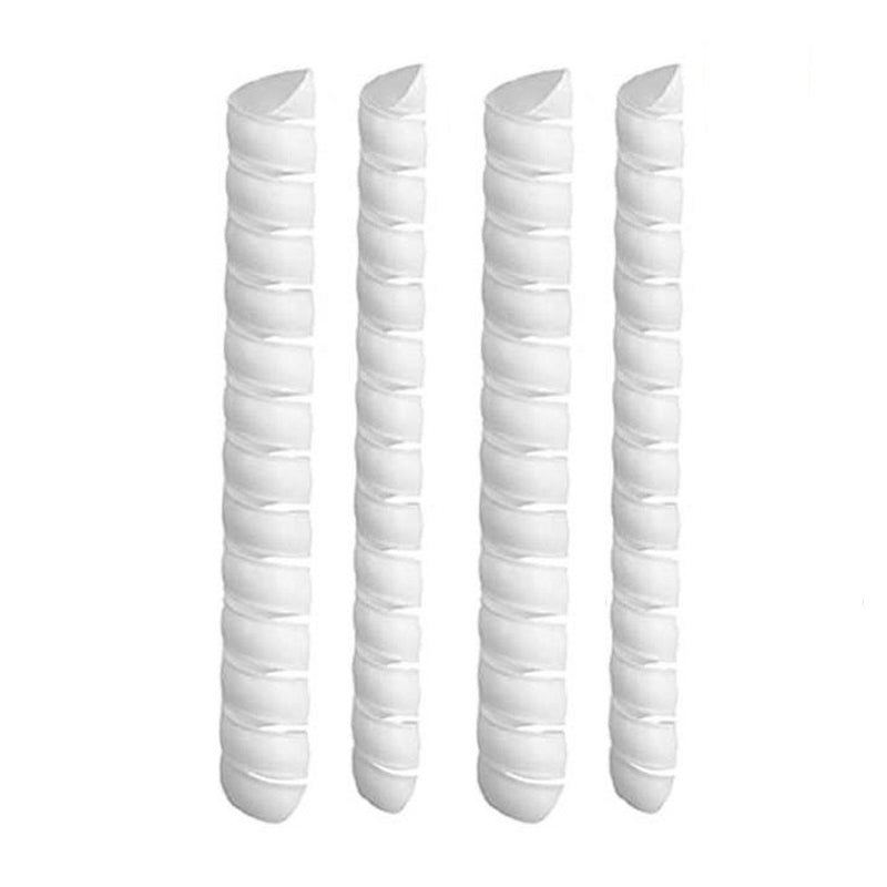 2 Large + 2 Small Tree Trunk Protectors Plastic Tree Trunk Wrap Pipes Bark Guard