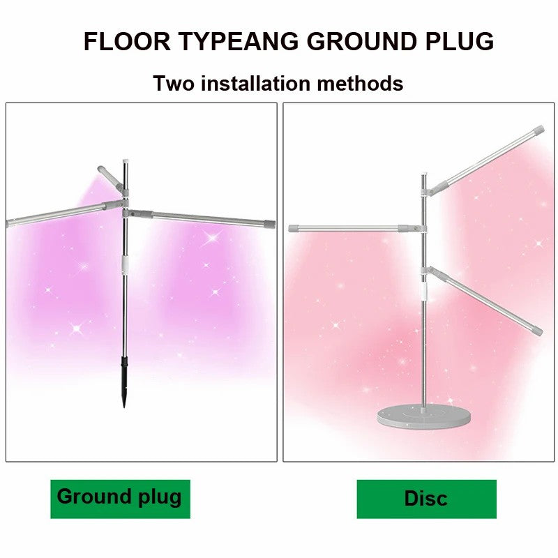 XYM-Grow Light(4000+RB)-TX-WX 10W Indoor Succulent Plant Vegetable Fruit Growth Lamp Full Spectrum Plant Light Bar