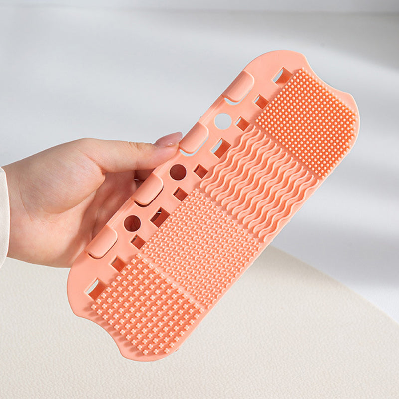 U026 Makeup Brush TRP+PP Storage Box Makeup Egg Puff Cleaning Filter Drying Rack
