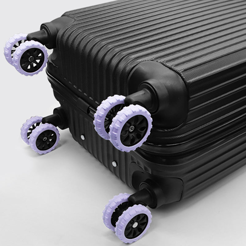 8Pcs Luggage Wheels Protector Reduce Noise Silicone Wheels Caster Shoes, Size S