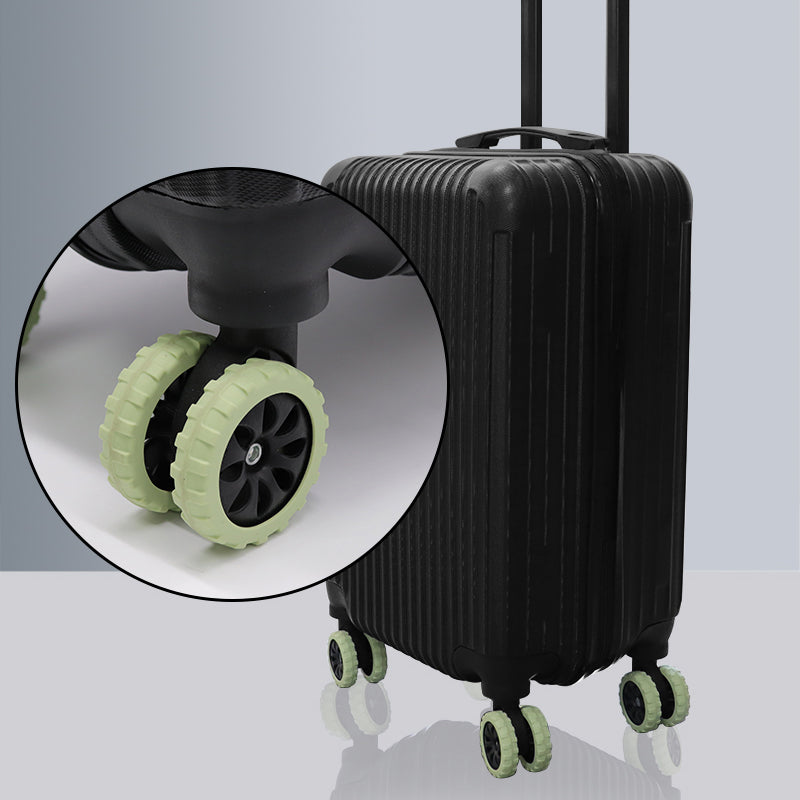 8Pcs Reduce Noise Silicone Wheels Caster Shoes Luggage Wheels Protector, Size L