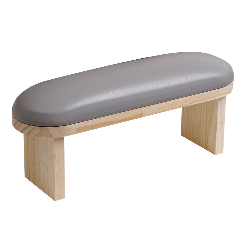 Nail Art PU Leather Hand Rest Cushion Wooden Manicure Table for Salon / Home, High Type