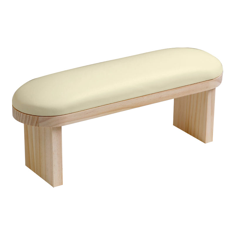 Nail Art PU Leather Hand Rest Cushion Wooden Manicure Table for Salon / Home, High Type