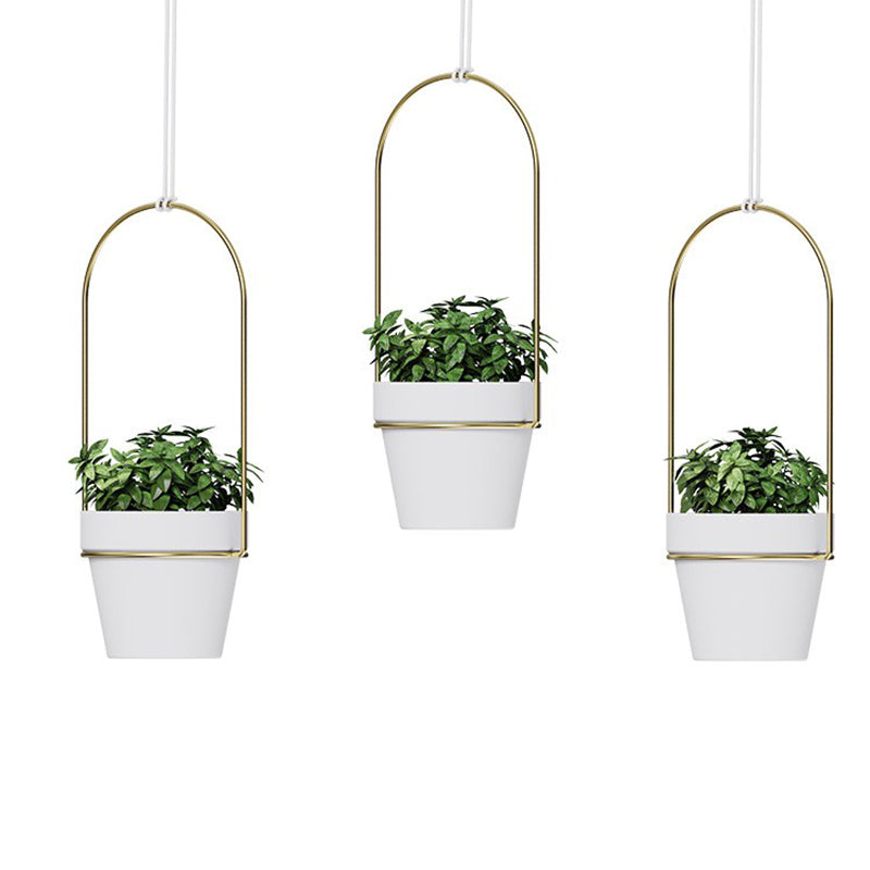 001- ZJ-SS01 Hanging Planters 3-in-1 Indoor Plant Flower Pot Holder