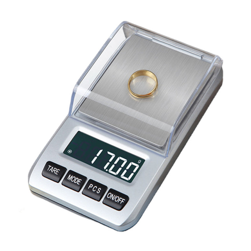 500g / 0.01g 6 Units Pocket Jewelry Scale Stainless Steel Mini Electronic Scale