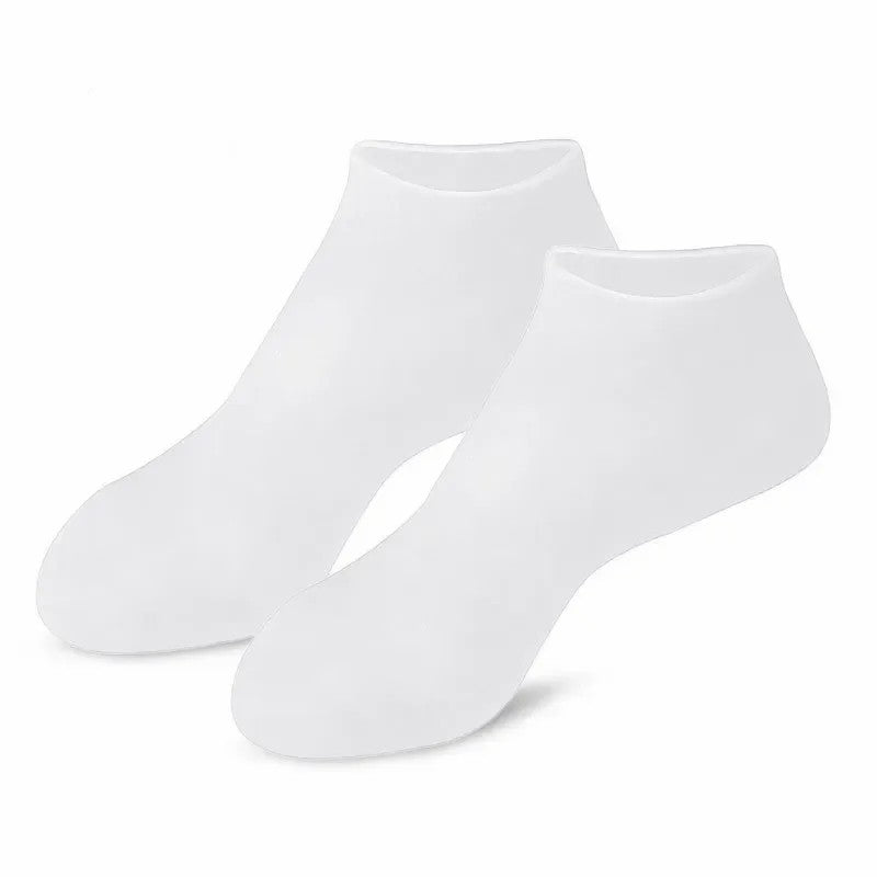 1 Pair Silicone Moisturizing Socks for Dry Cracked Feet Cracked Heels and Softening Rough Skin