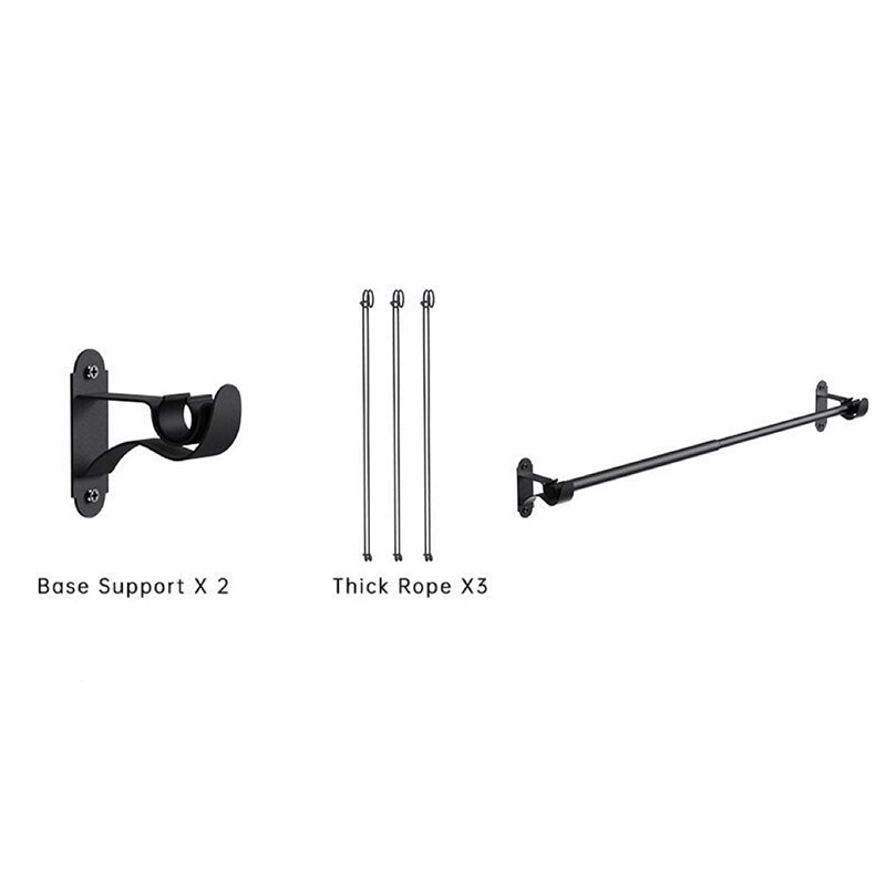 001-ZJY-PT3JB ZJY-PT3HB Detachable Wrought Iron Hanging Flower Pots with Plastic Baskets (Set of 3)