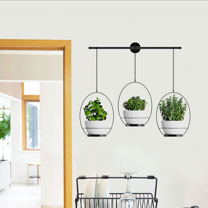 001- ZJY-GT3 ZJY-GT2 Set of 3 Hanging Plant Hangers Detachable Wall-Mounted Flower Pot Holder