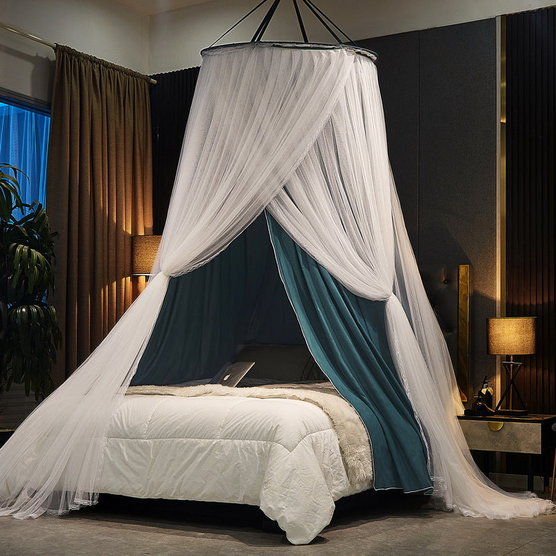 003 Polyester Bed Canopy Blackout Dome Bed Netting Canopy Dustproof Mosquito Net Bed for 1.8-2m Bed