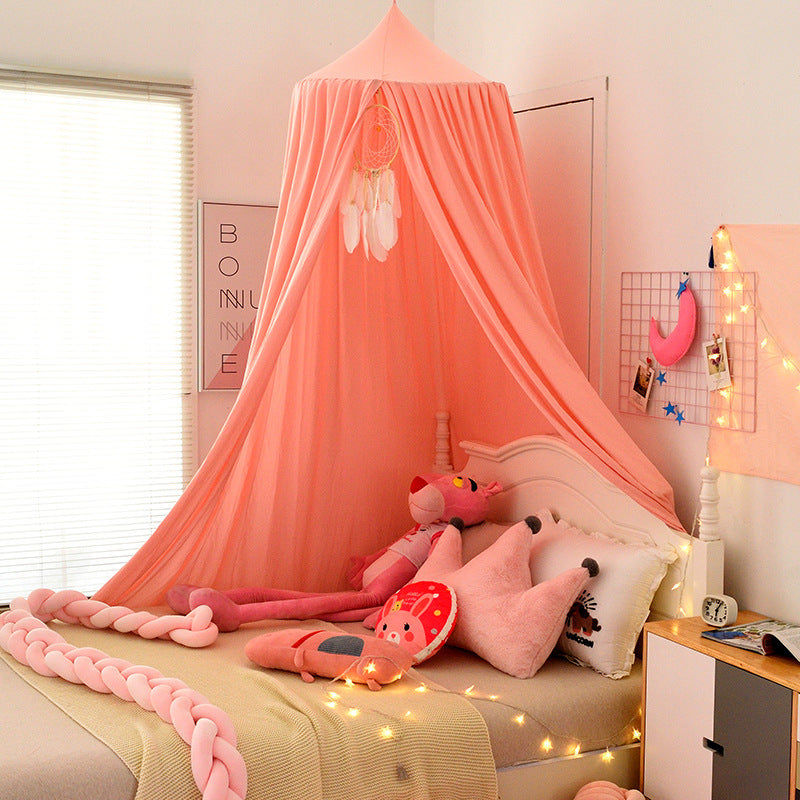 SXJ-01 65cm Princess Canopy Mosquito Net for Kids Round Dome Canopy Bed Decor