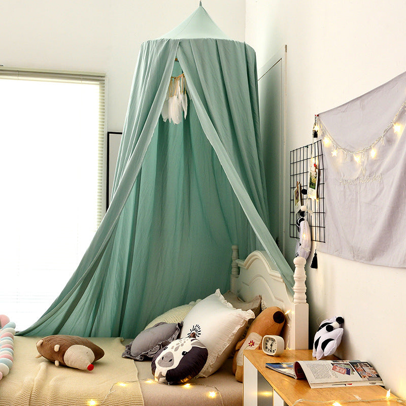 SXJ-01 65cm Princess Canopy Mosquito Net for Kids Round Dome Canopy Bed Decor