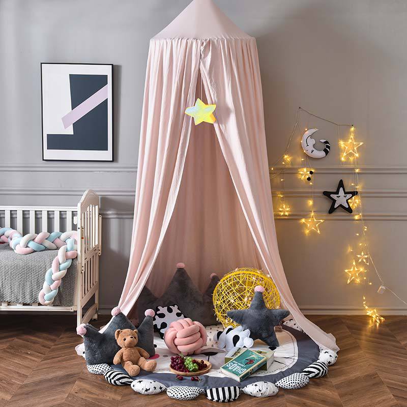 SXJ-01 65cm Princess Canopy Mosquito Net for Kids Round Dome Canopy Bed Decor