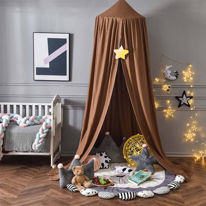 SXJ-01 65cm Princess Canopy Mosquito Net for Kids Round Dome Canopy Bed Decor