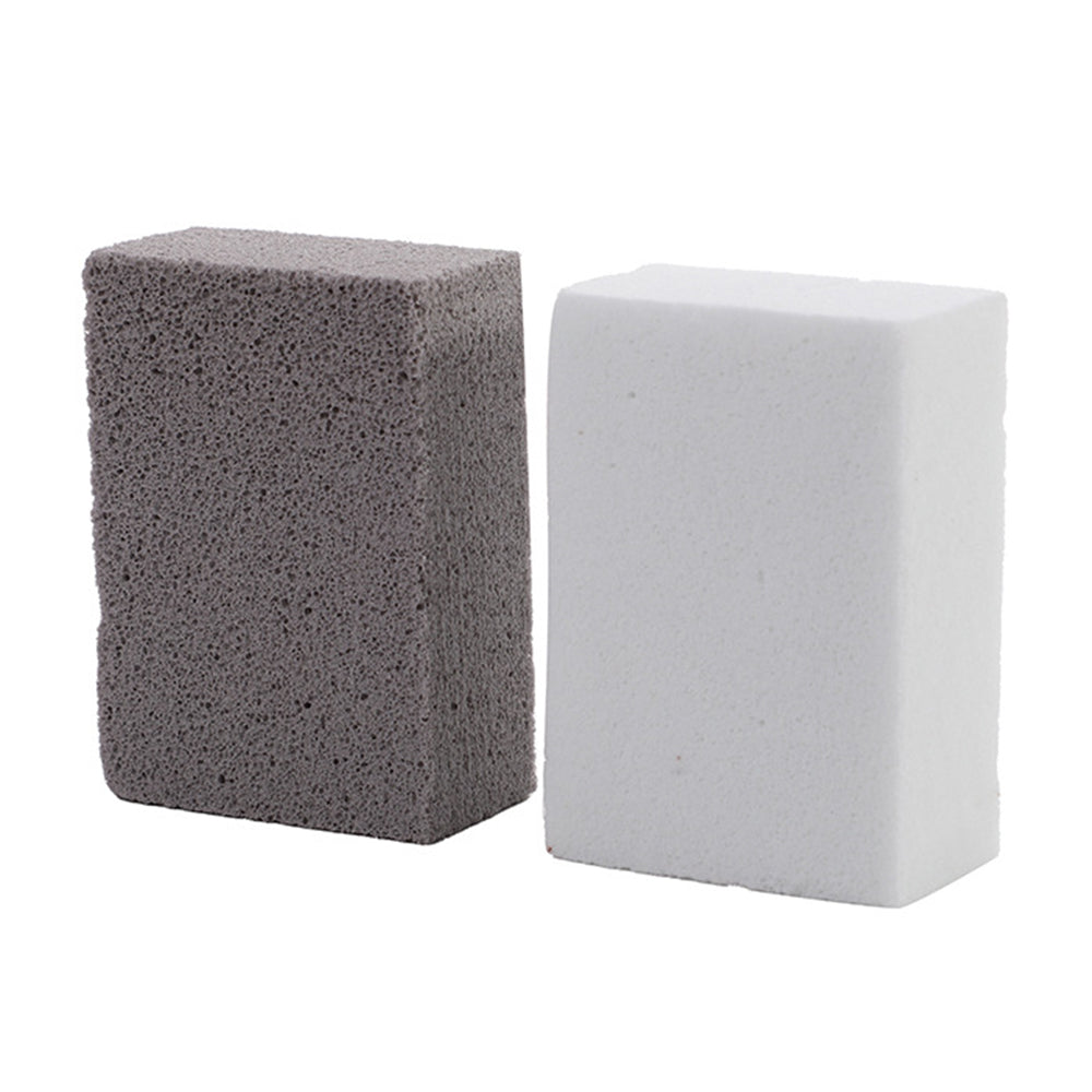 4Pcs Outdoor Barbecue Grill Cleaning Brick Block Pumice Stone with Brush and Spatula