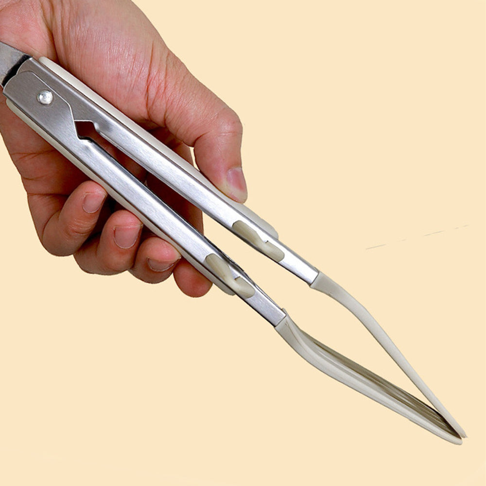 9 Inch Anti-Scalding Barbecue Tongs High Temperature Resistant Food Clip (with Raw Material FDA Report)