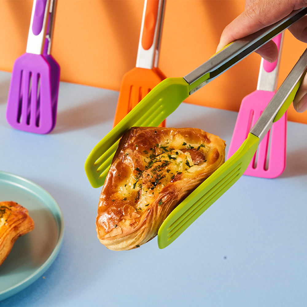 9 Inch Anti-Scalding Barbecue Tongs High Temperature Resistant Food Clip (with Raw Material FDA Report)