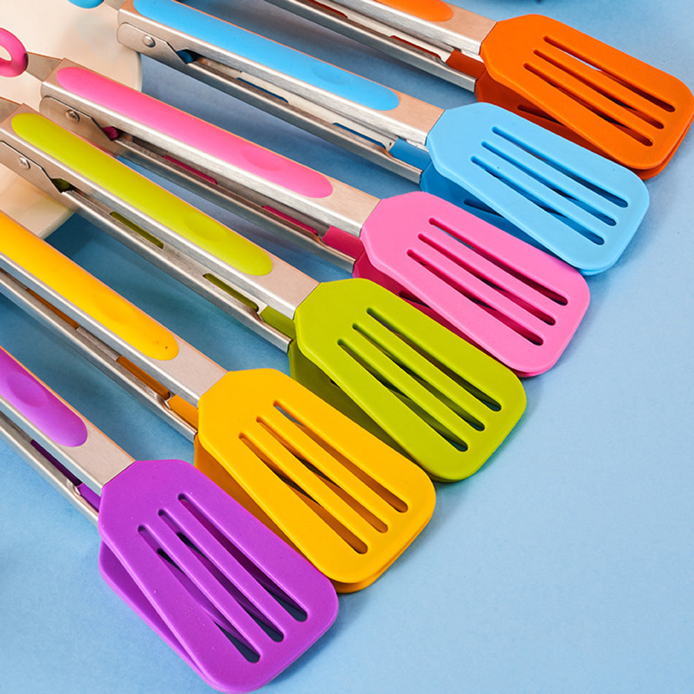 9 Inch Anti-Scalding Barbecue Tongs High Temperature Resistant Food Clip (with Raw Material FDA Report)
