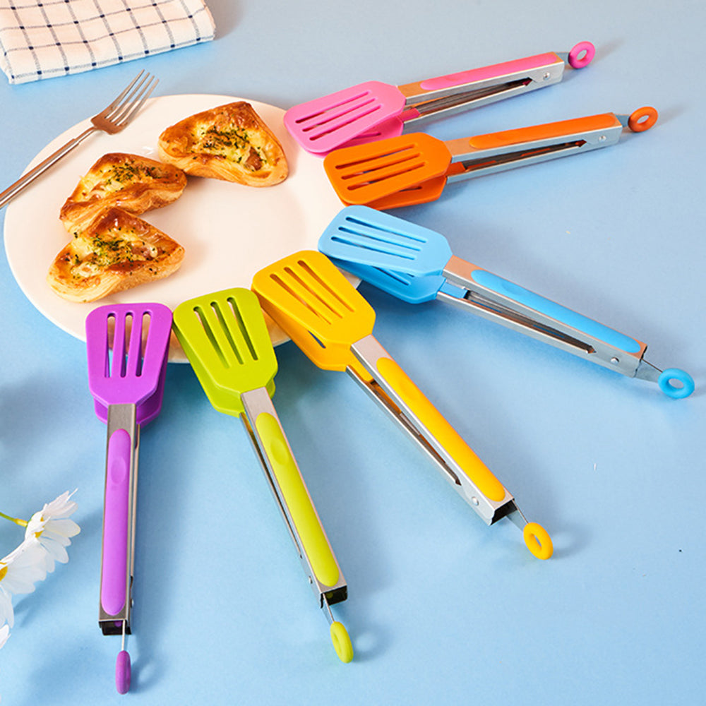 9 Inch Anti-Scalding Barbecue Tongs High Temperature Resistant Food Clip (with Raw Material FDA Report)
