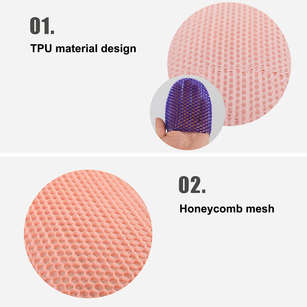 Exfoliating Bath Gloves TPU Skin Exfoliator for Body Exfoliating Body Scrub Gloves