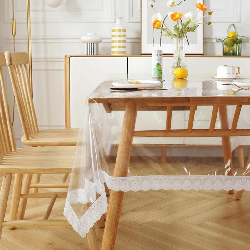 150x190cm Clear PVC Table Mat Watertight Dust-proof Desktop Table Cloth