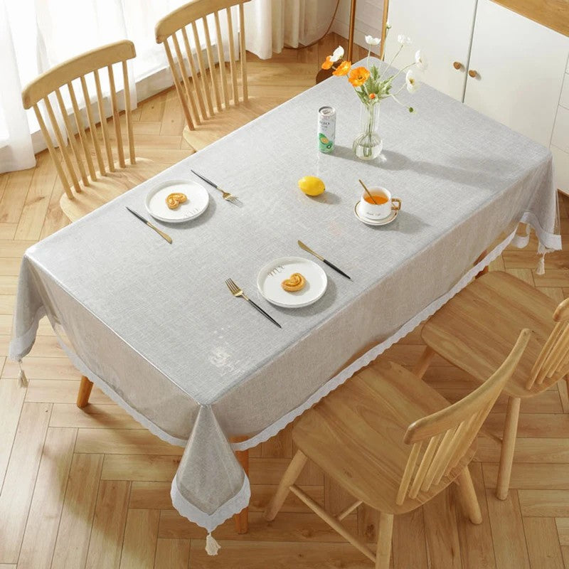150x190cm Clear PVC Table Mat Watertight Dust-proof Desktop Table Cloth
