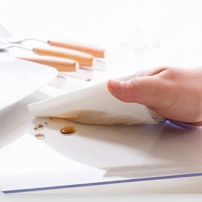 60x100CM PVC Table Pad 1.5MM Thickness Dining Table Protector Desk Mat
