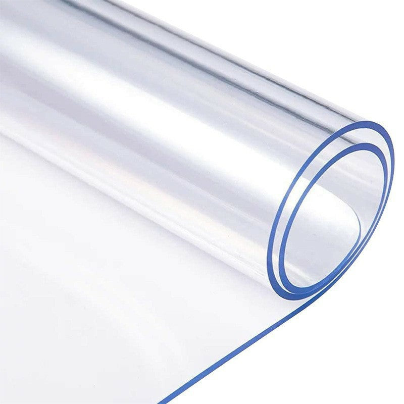 60x90cm 1.5mm Thickness PVC Waterproof Study Table Mat Transparent Desk Pad