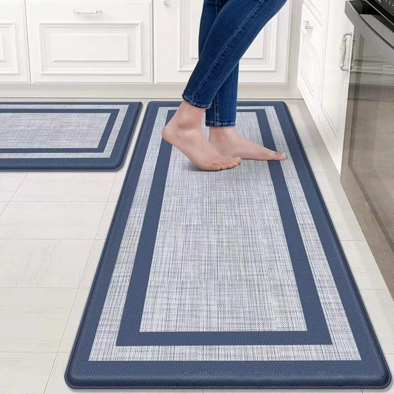 45x75cm PVC Anti-fatigue Anti-slip Floor Mat Kitchen Bathroom Bedroom Floor Mat