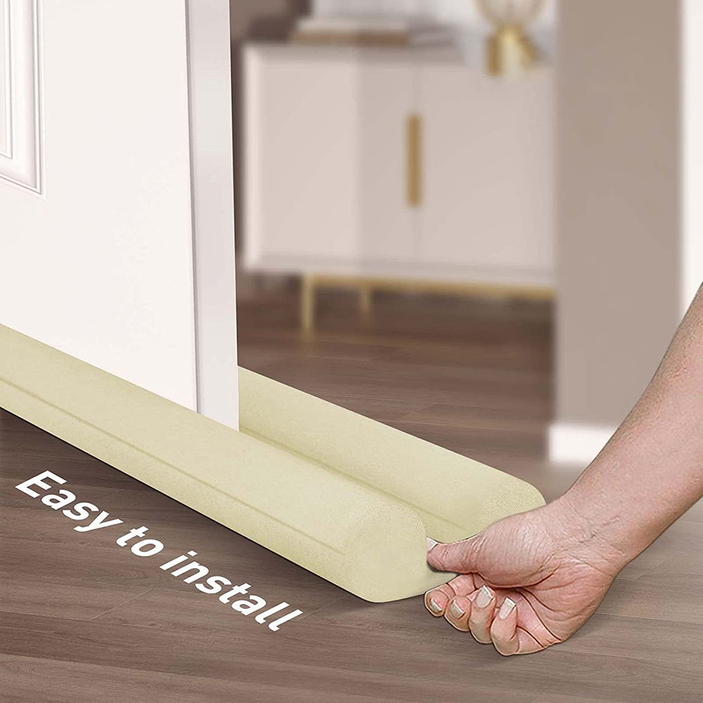 80-93cm Sound Insulation Door Seal Strip EPE Foam Door Groove Gap Filler Tape