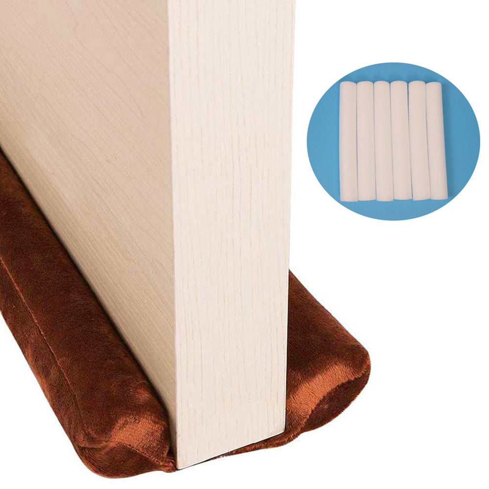 80-93cm Sound Insulation Door Seal Strip EPE Foam Door Groove Gap Filler Tape