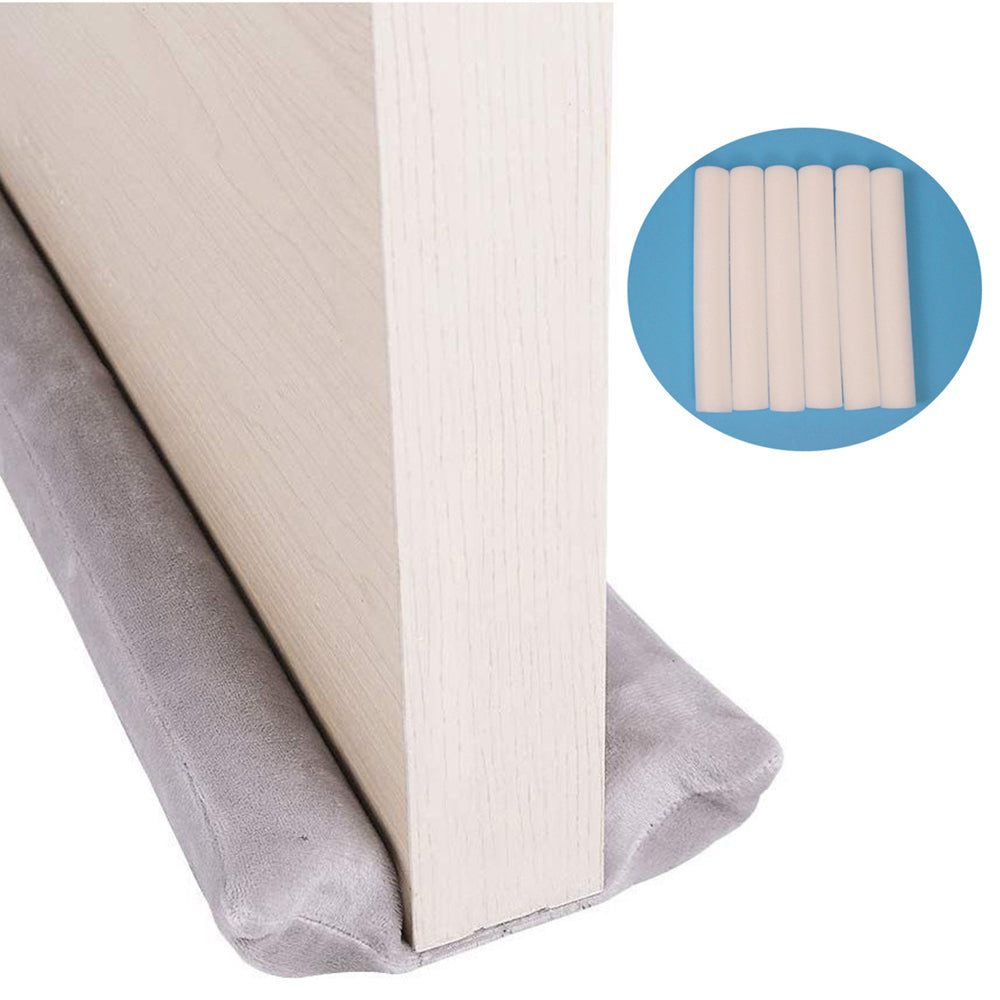 80-93cm Sound Insulation Door Seal Strip EPE Foam Door Groove Gap Filler Tape