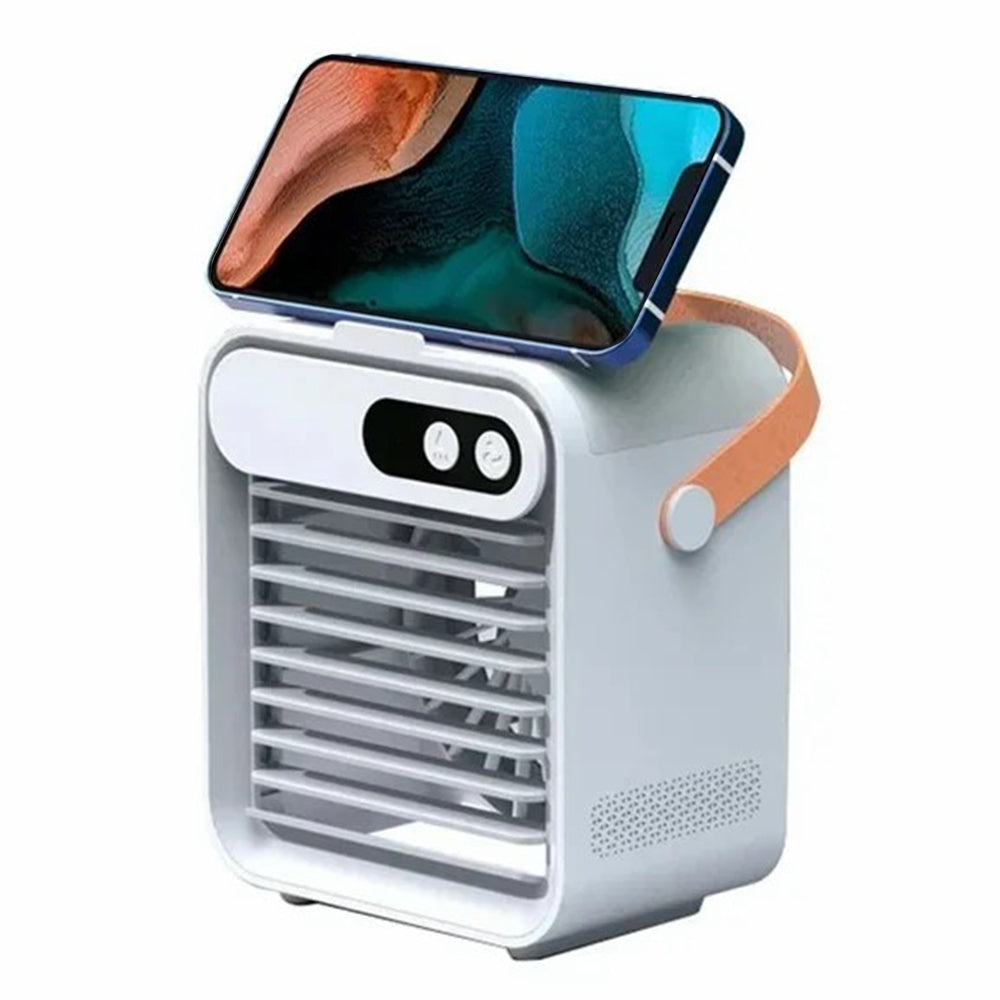 F80 Mini Desktop Air Conditioning Cooling Fan Summer USB Rechargeable Mist Diffuser Air Cooler