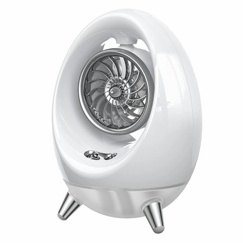 Summer Home Mini Water Cooling Fan Desktop USB Rechargeable Dual Outlet Mist Diffuser Air Cooler