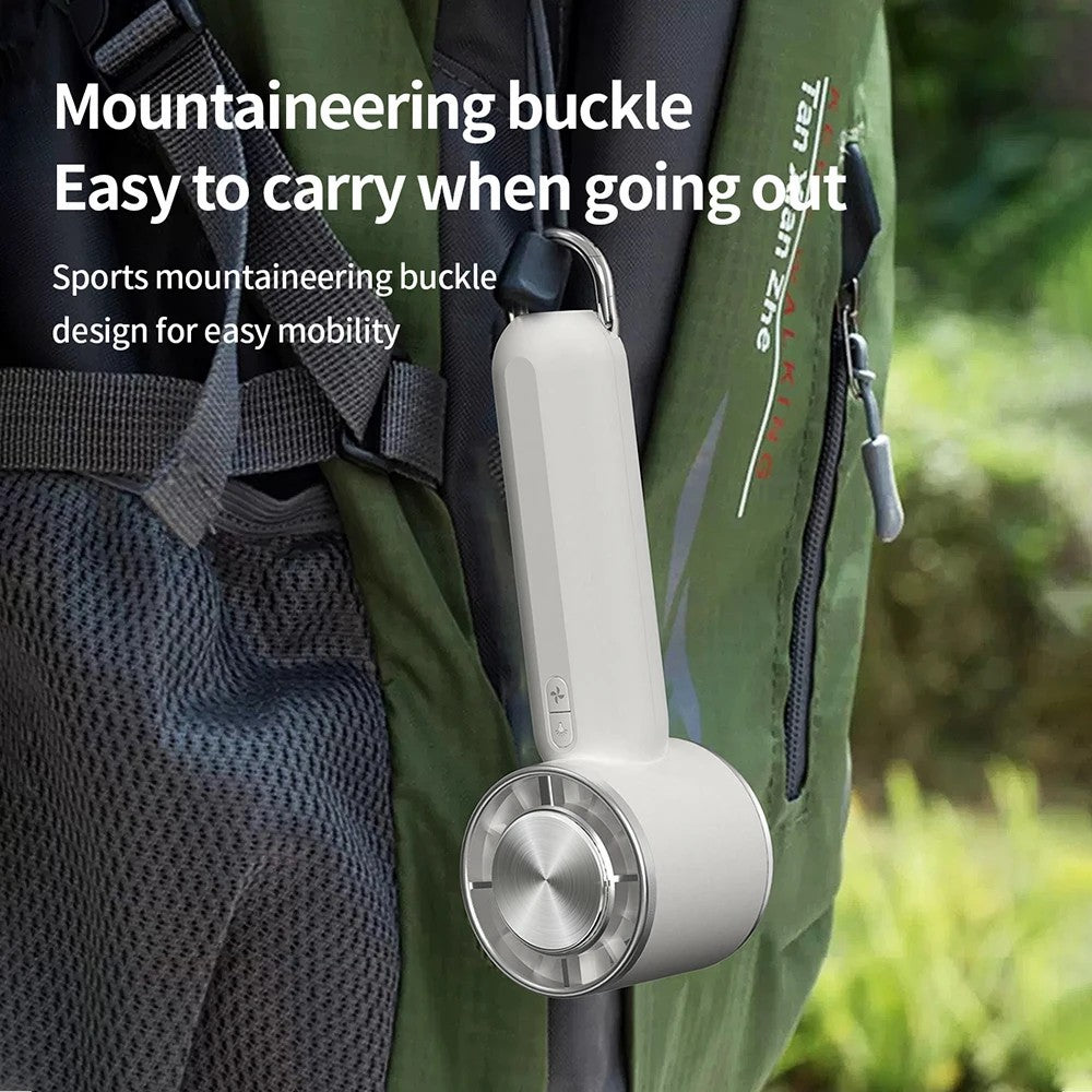 HX138 Outdoor Travel Camping Cold Compress 3 Speed Handheld Fan with Light