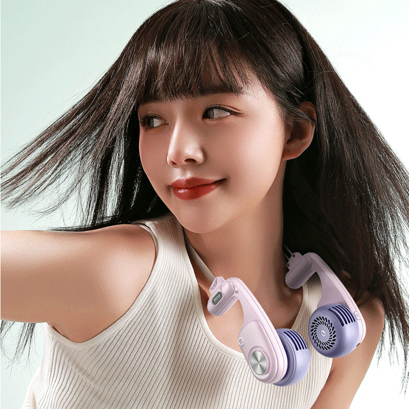 WEKOME F26 Colorfon Series Neckband Fan 360 Degree Rotation 5 Speeds Neck Hanging Cooling Fan