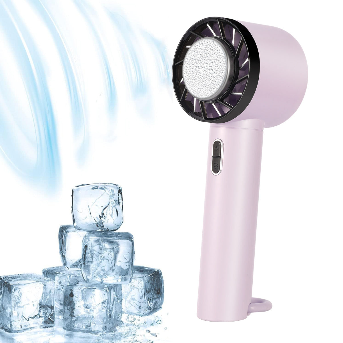 ENKAY HAT PRINCE Handheld Cold Compress Cooling Fan 3 Wind Speed Mute Tabletop Fan