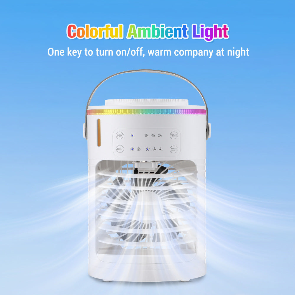 USB Desktop Electric Fan 3 Wind Speed Levels Summer Cooler for Home and Office