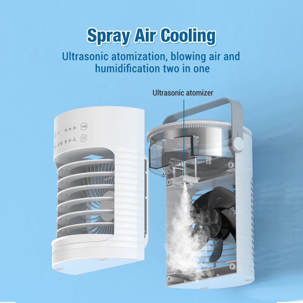 USB Desktop Electric Fan 3 Wind Speed Levels Summer Cooler for Home and Office