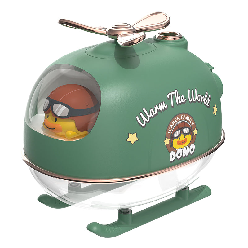 ICARER FAMILY USB Plug-in Humidifier Cute Airplane Design Skin Moisturizing Desktop Mist Diffuser
