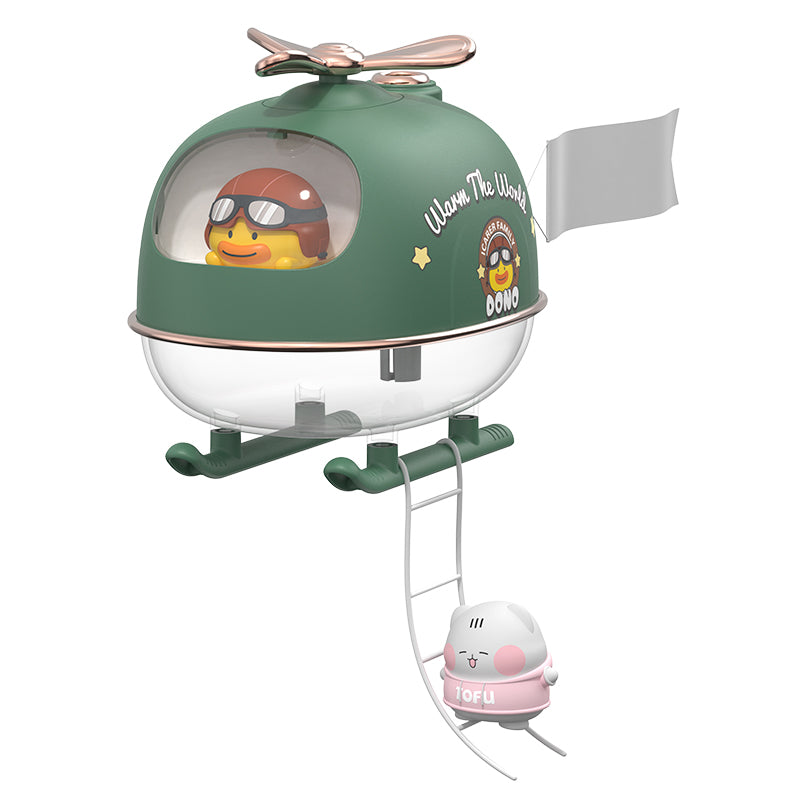 ICARER FAMILY USB Plug-in Humidifier Cute Airplane Design Skin Moisturizing Desktop Mist Diffuser